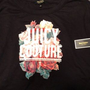 Juicy Couture cropped pullover black